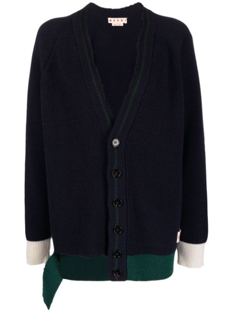 Marni V-neck ribbed cardigan Women