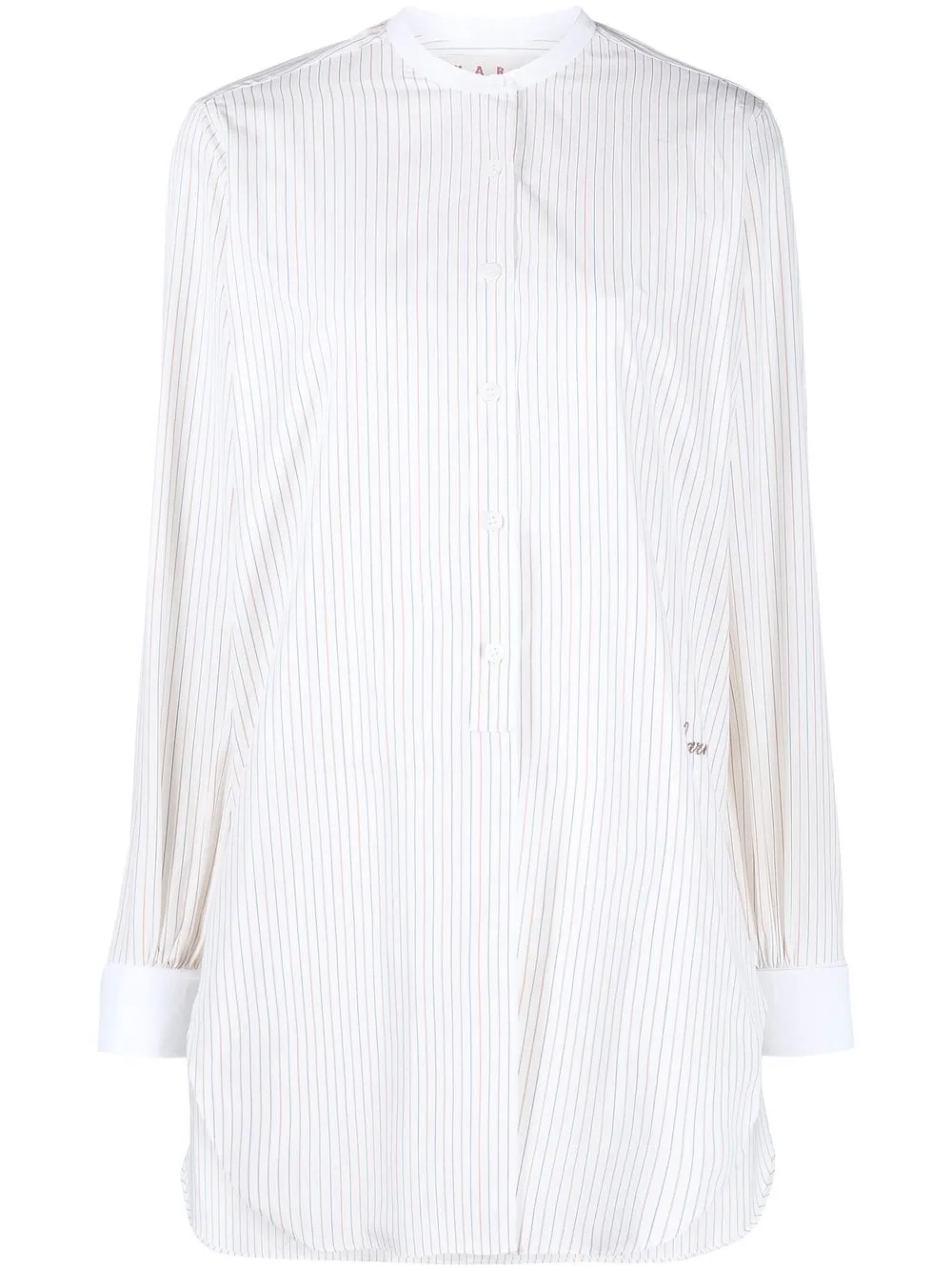 

Marni striped cotton long-sleeve shirt - Neutrals