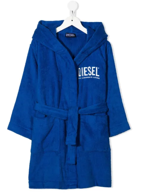 Diesel Kids فستان سهرة مطرز بشعار الماركة