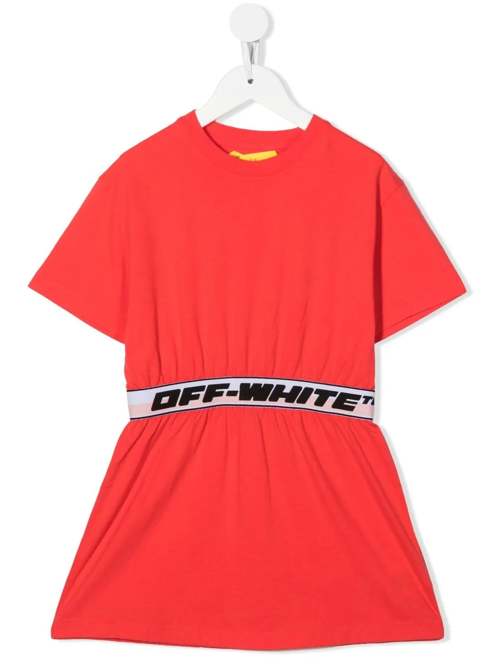 

Off-White Kids logo-waistband T-shirt dress - Red