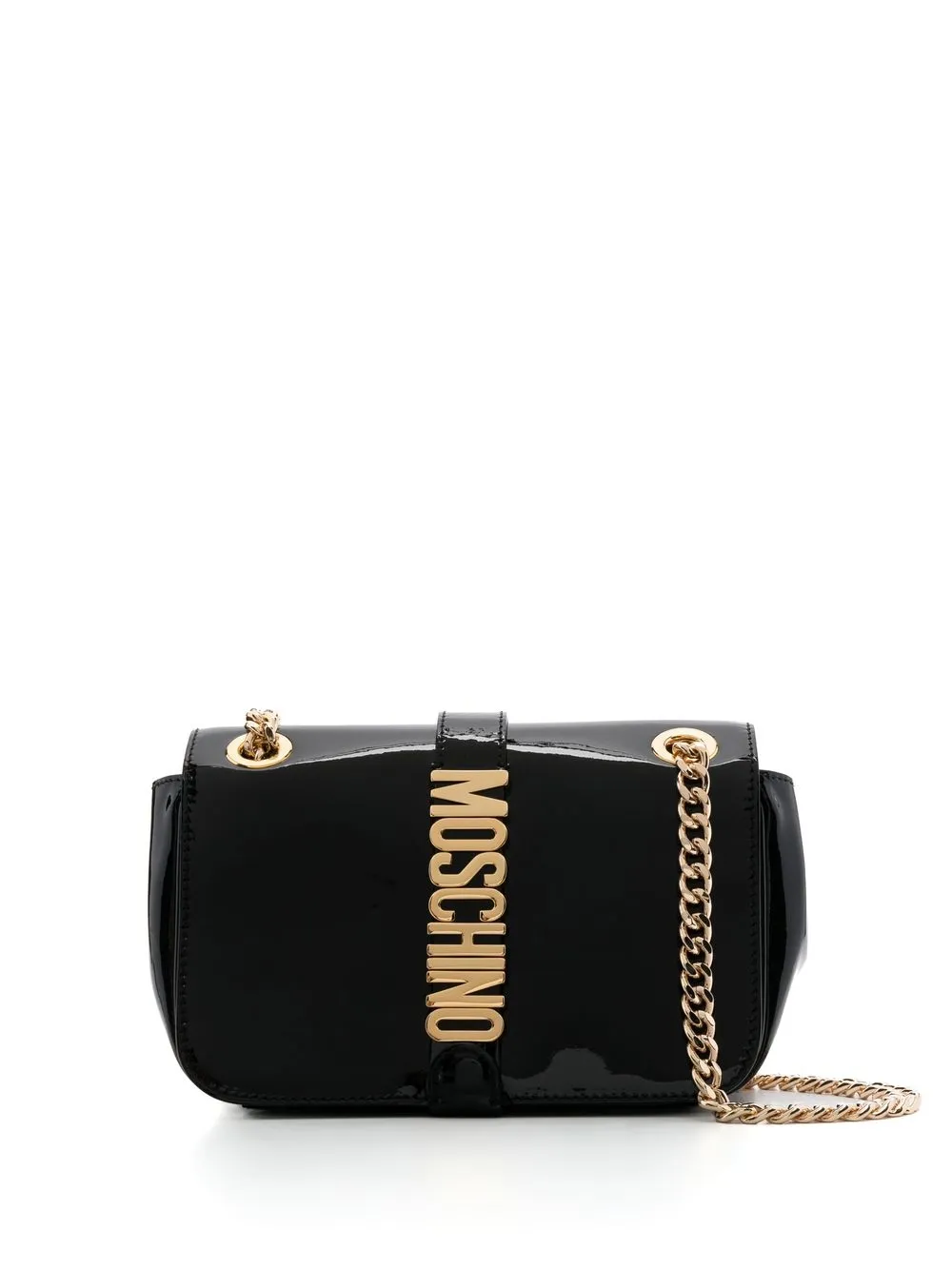 

Moschino bolsa crossbody con letras del logo - Negro