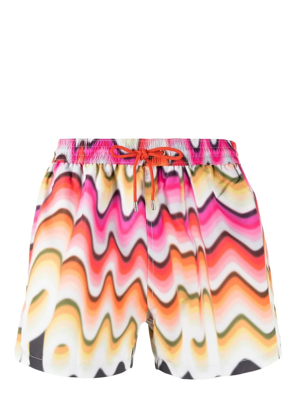 

Paul Smith shorts de playa con estampado abstracto - Naranja