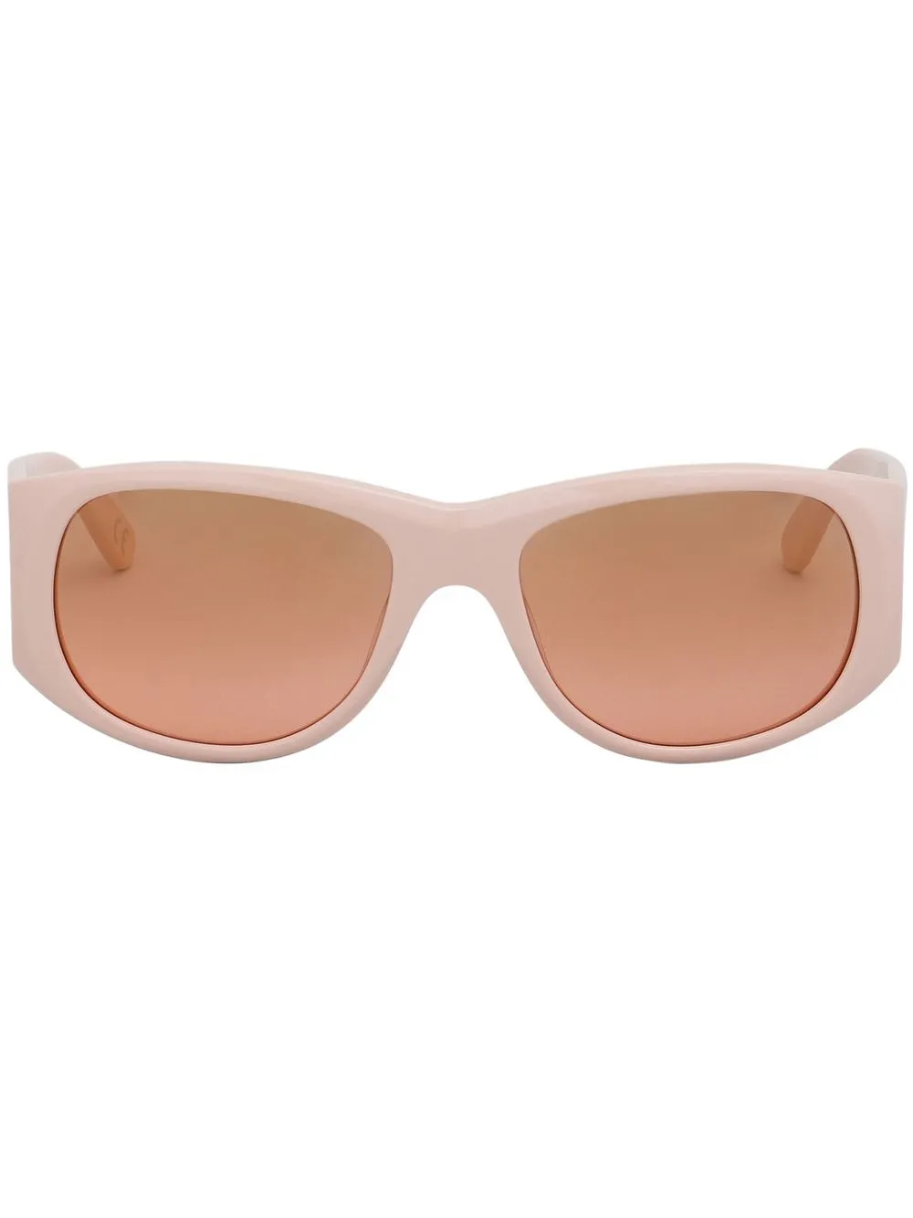 

Marni wide-arm oval sunglasses - Pink