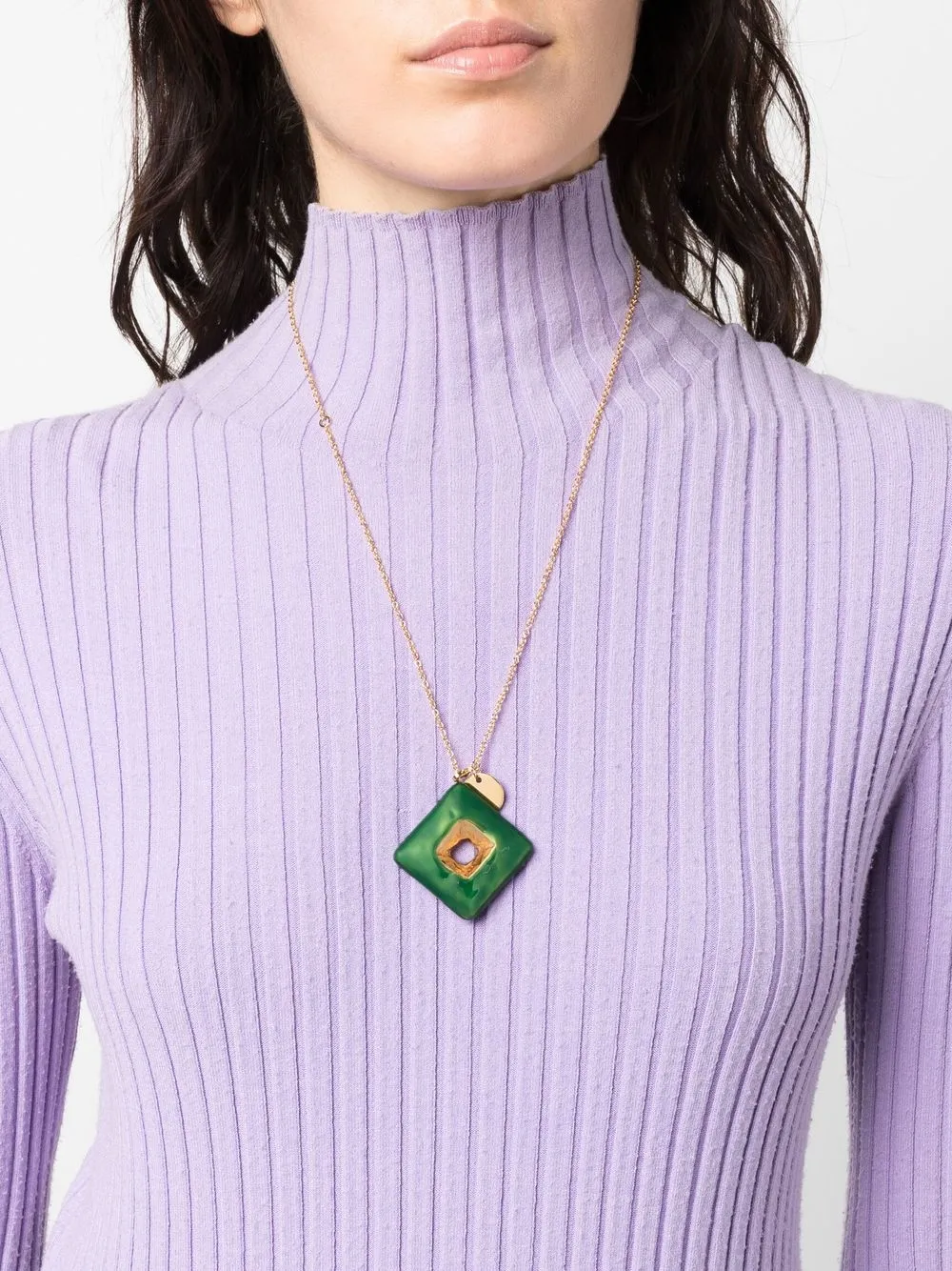 Marni Halsketting met hanger - Groen