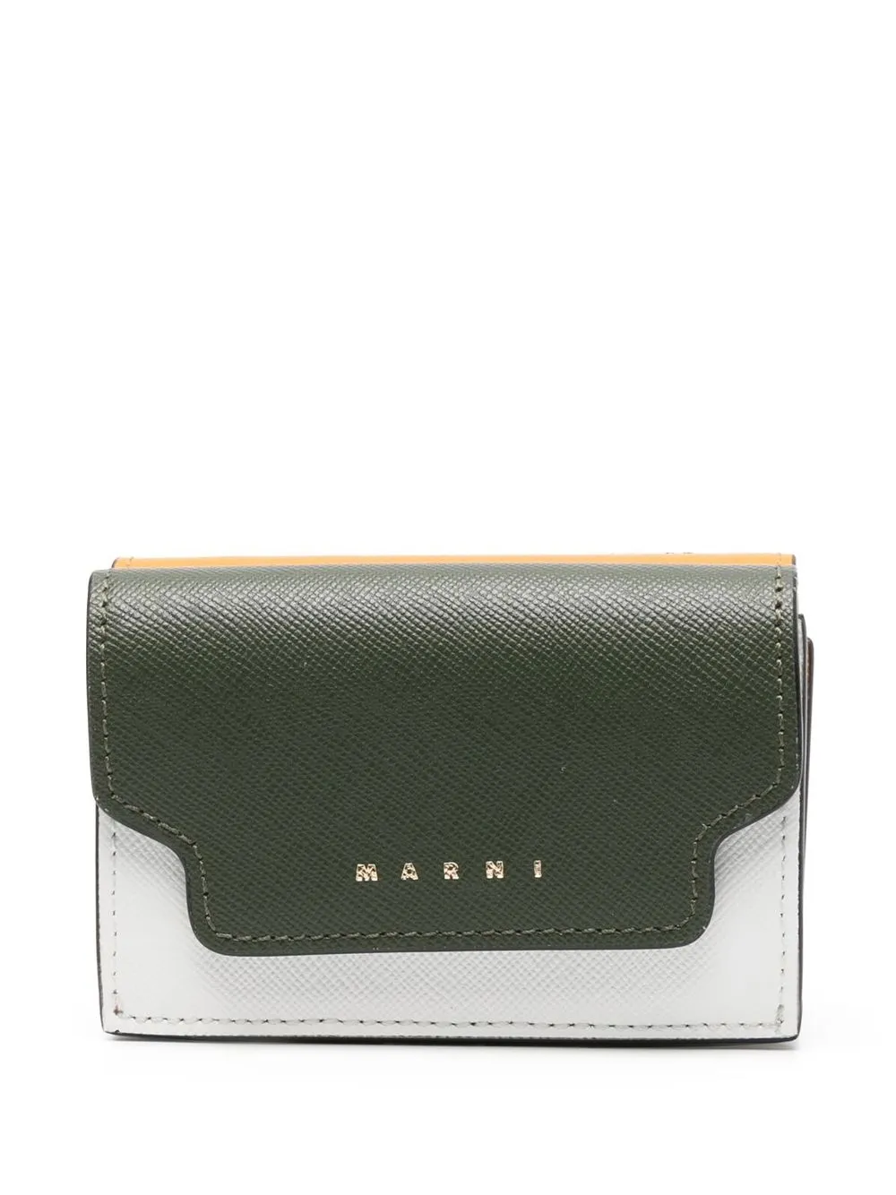 

Marni cartera con diseño color block - Amarillo