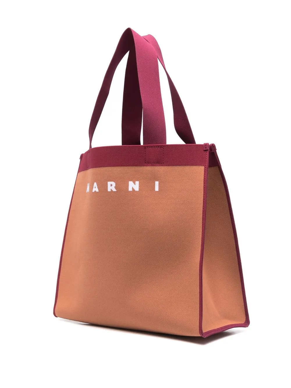  Marni Handtasche Mit Logo Print   Orange 