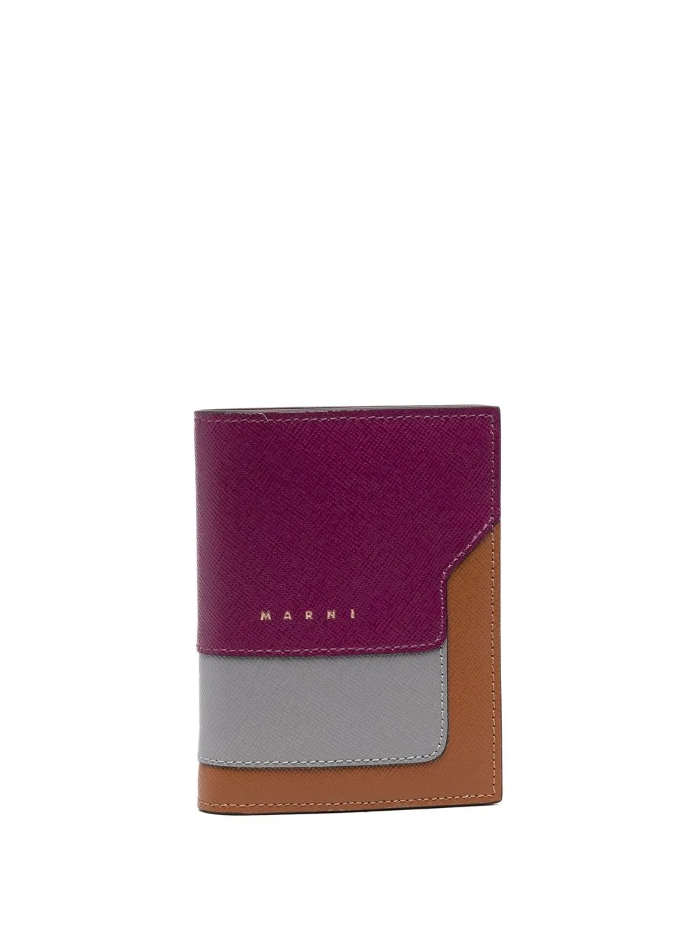 

Marni cartera plegable a capas - Morado