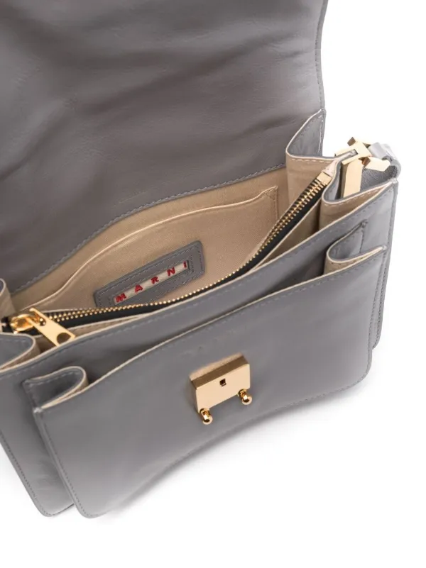 Marni textured leather shoulder bag on sale