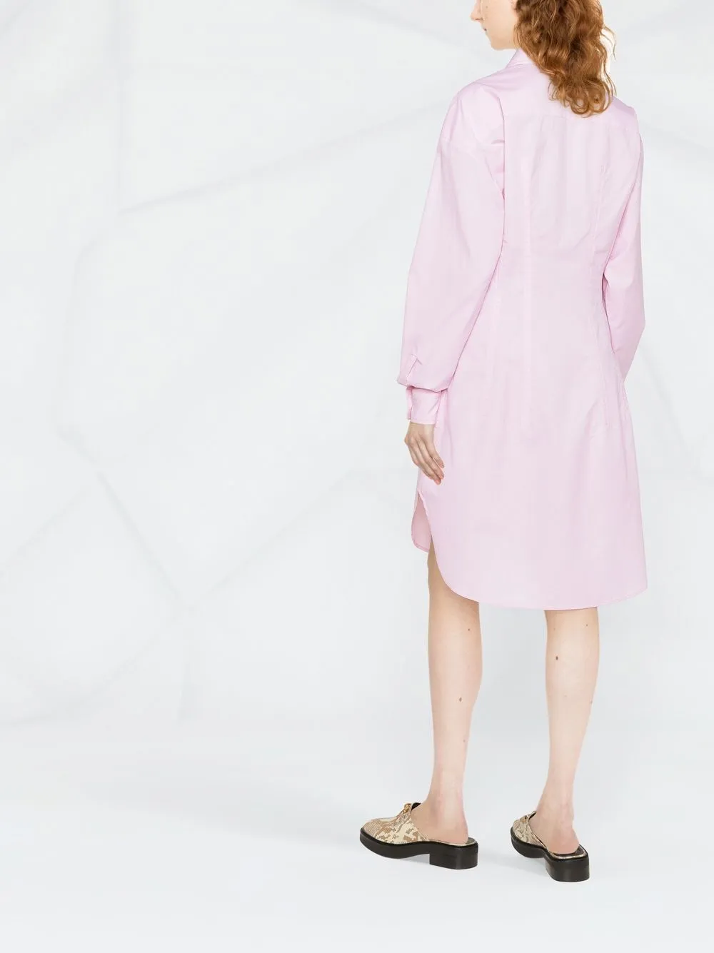  Marni Besticktes Hemdkleid   Rosa 