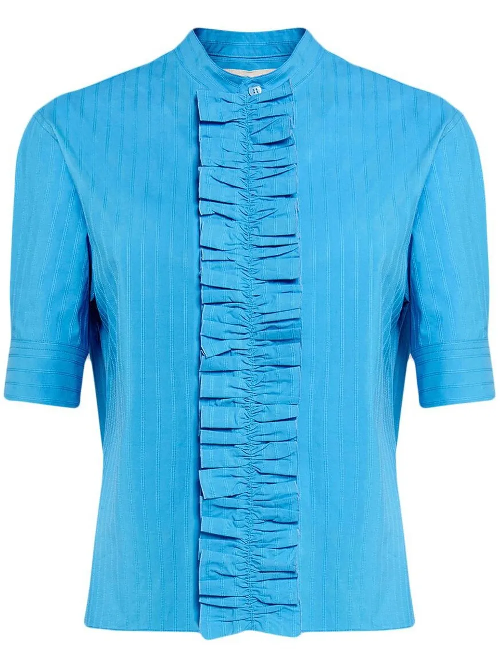 

Marni ruffle-detail shirt - Blue