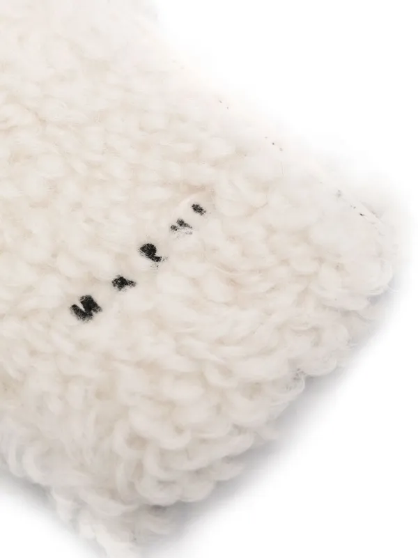 Marni Shearling logo-print Phone Case | White | FARFETCH HK Marni Shearling logo-print Phone Case | White | FARFETCH HK