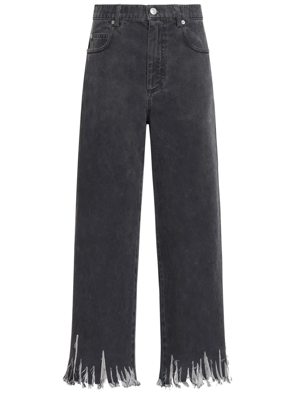 

Marni distressed-finish straight-leg jeans - Grey