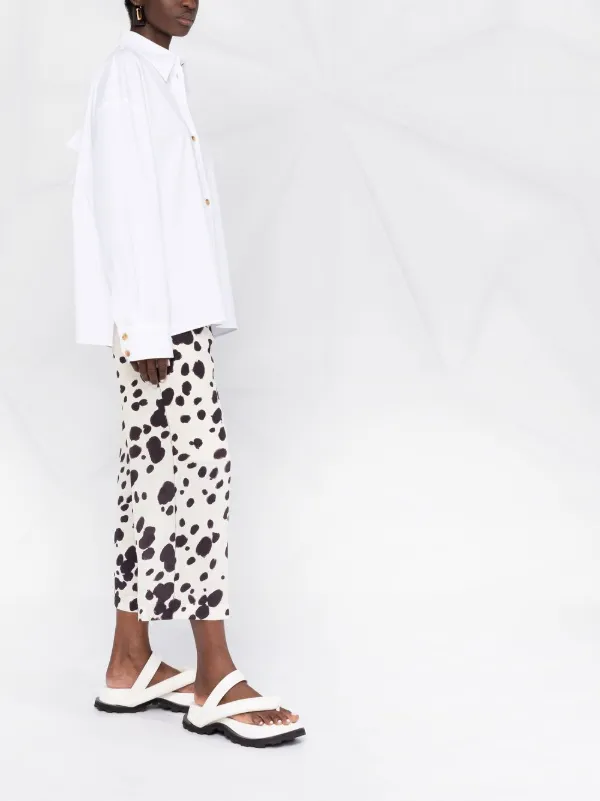 Marni プリント クロップドパンツ | ニュートラル | FARFETCH JP Marni プリント クロップドパンツ | ニュートラル | FARFETCH JP