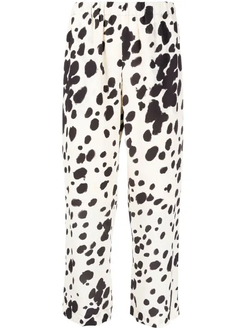 Pantalon court à imprimé animalier - Marni - Modalova