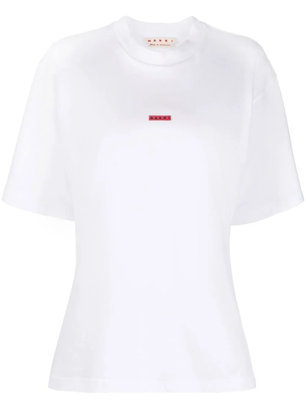 

Marni logo patch cotton T-shirt - White