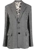 Marni check-pattern blazer - Black