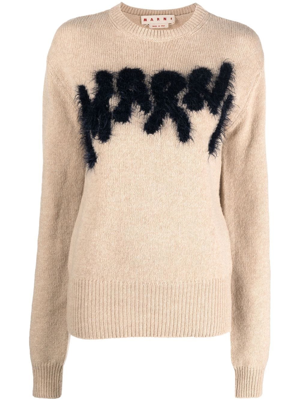 Casablanca Rainbow Monogram intarsia-knit cotton-blend Jumper - Farfetch