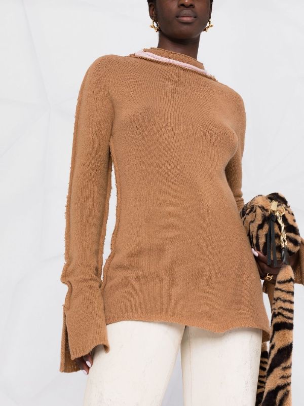 Zara hotsell camel jumper