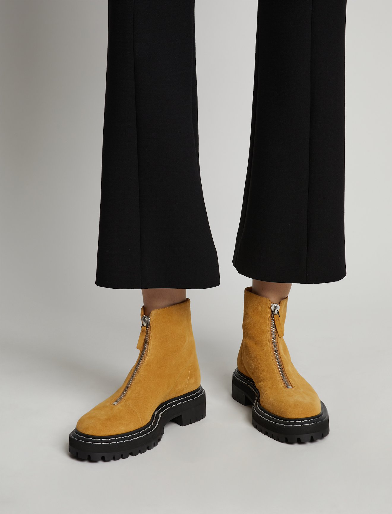 Lug Sole Zip Boots #3