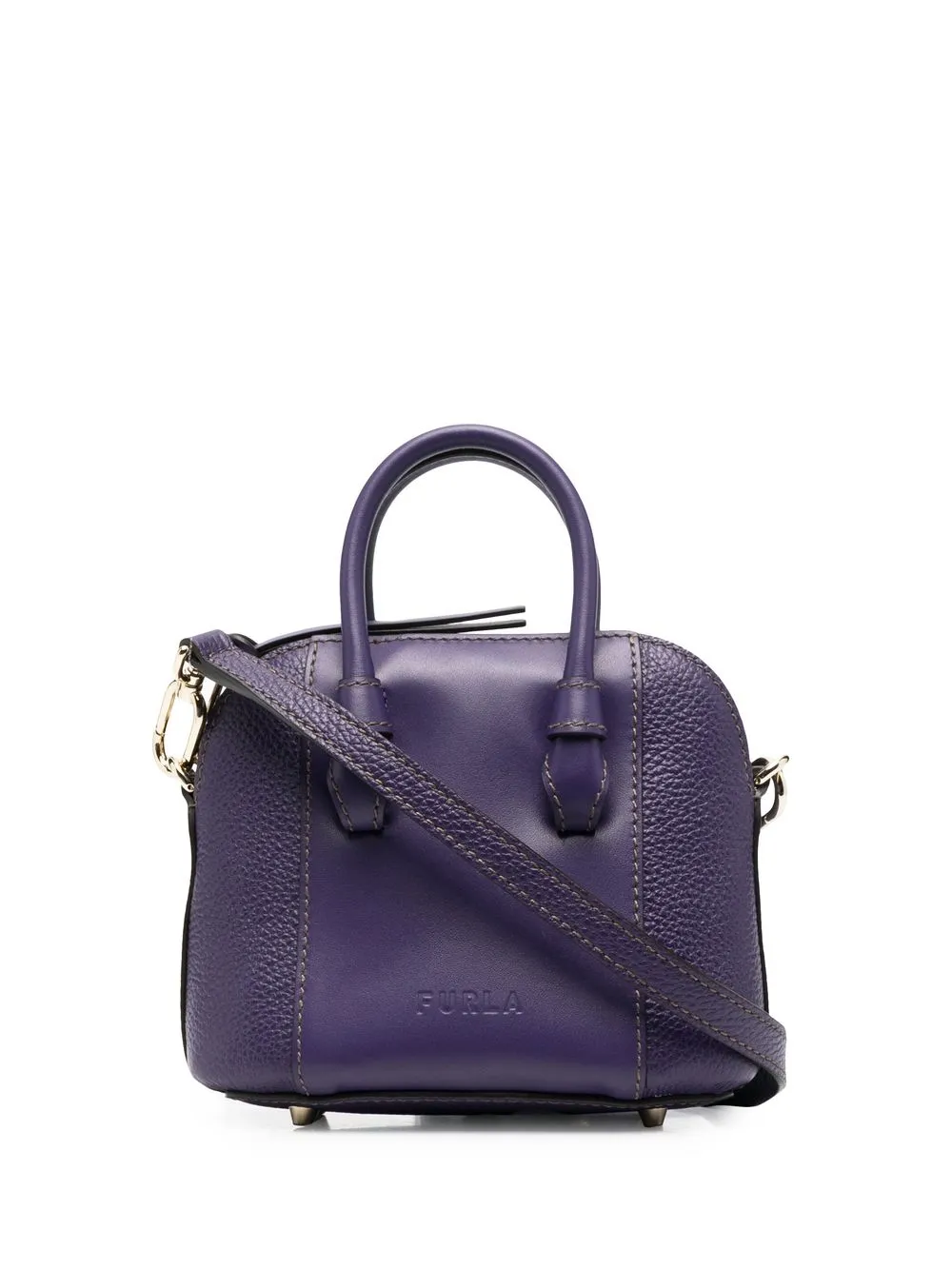 

Furla bolsa con asa en el tope - Morado