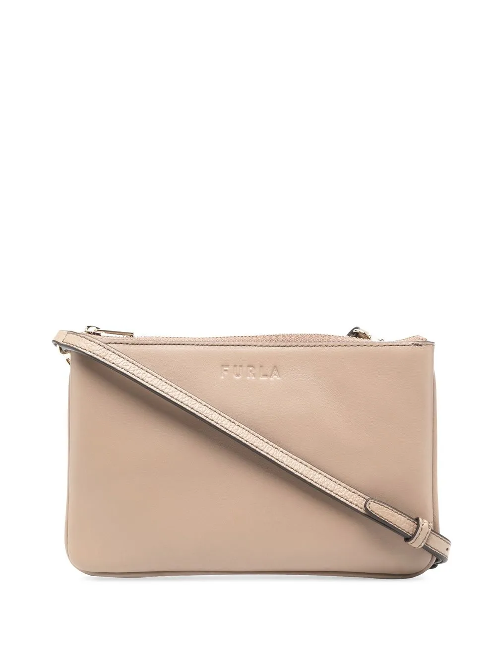 

Furla bolsa de mano con cierre doble - Neutro