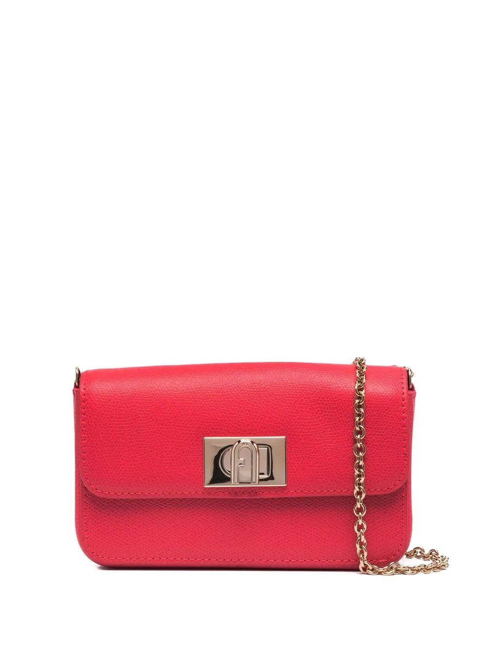 Furla bolsa satchel plegable - Rosado