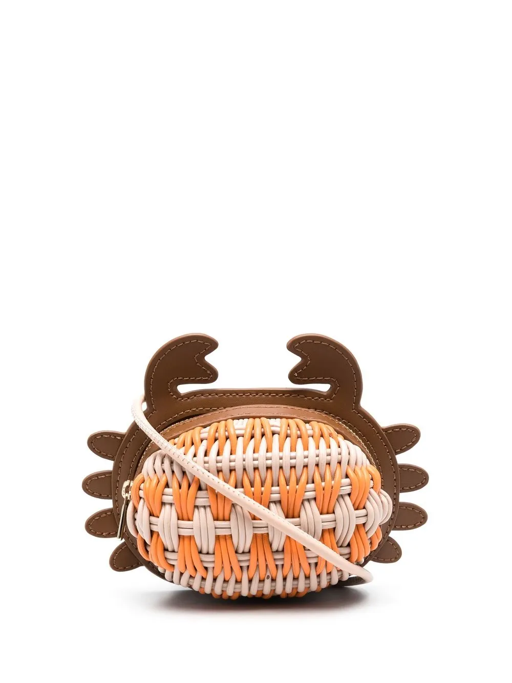 

Furla bolsa mini entretejida - Marrón