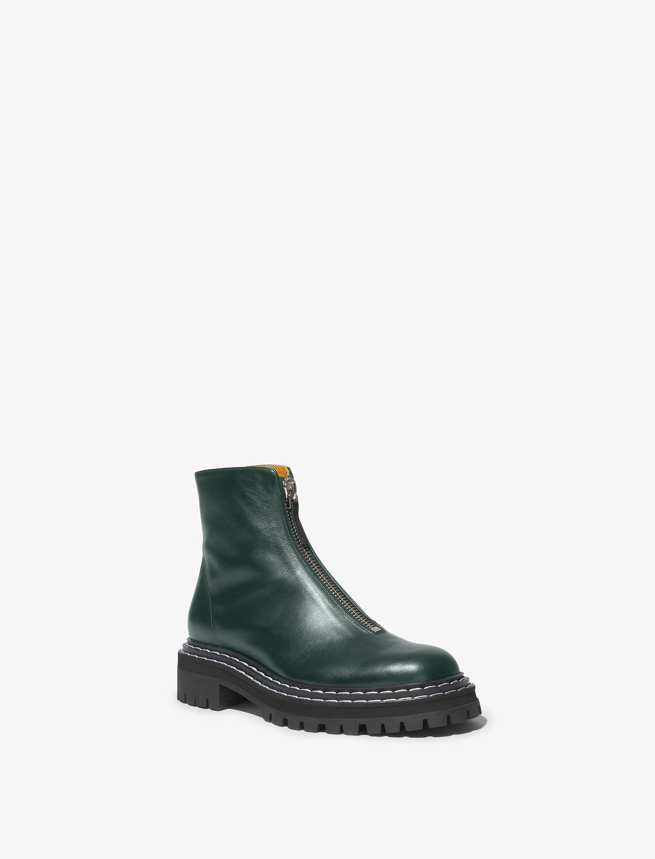 Lug Sole Zip Boots #1