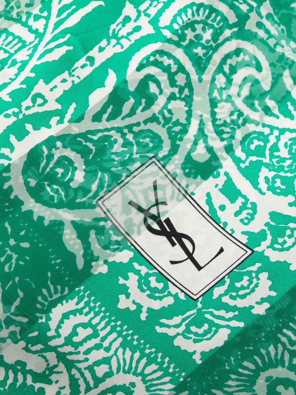 Lv Bandana Print SwimWear Green