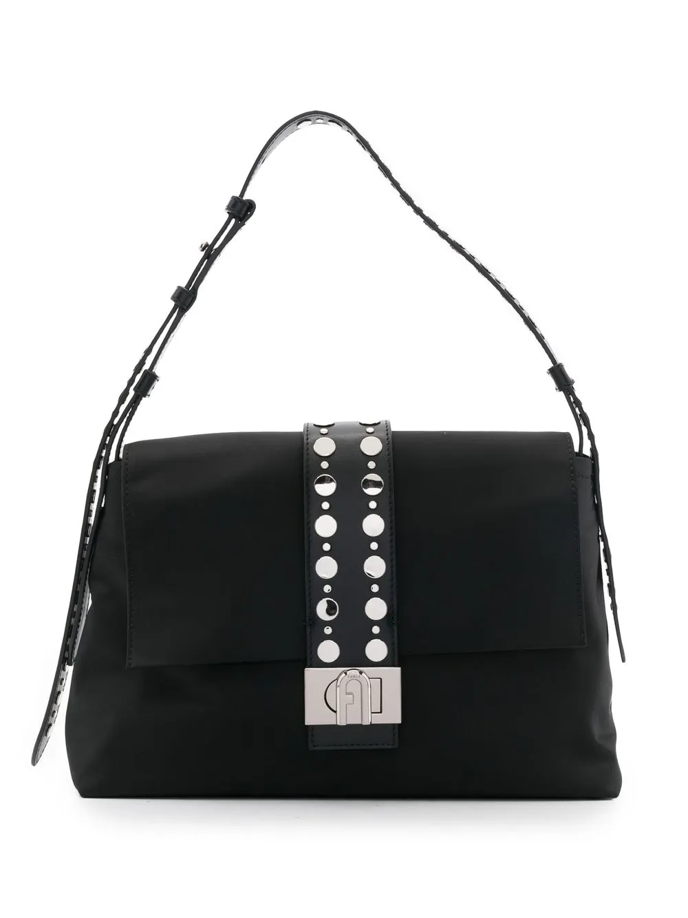 

Furla bolsa de hombro Charlotte con lentejuelas - Negro