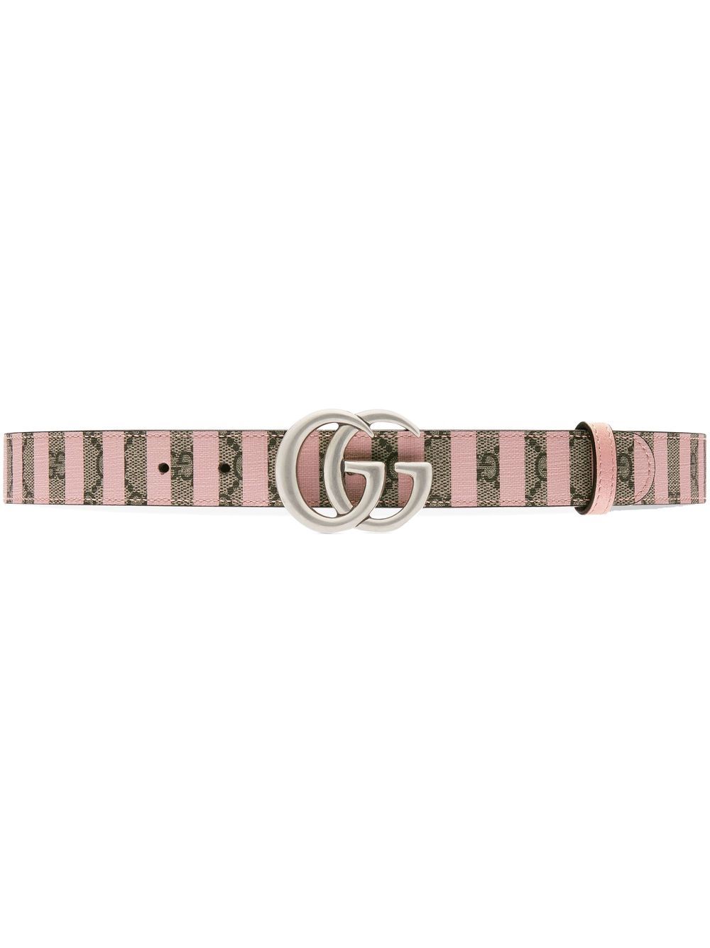 Gucci Gg Marmont Thin Belt In Pink | ModeSens