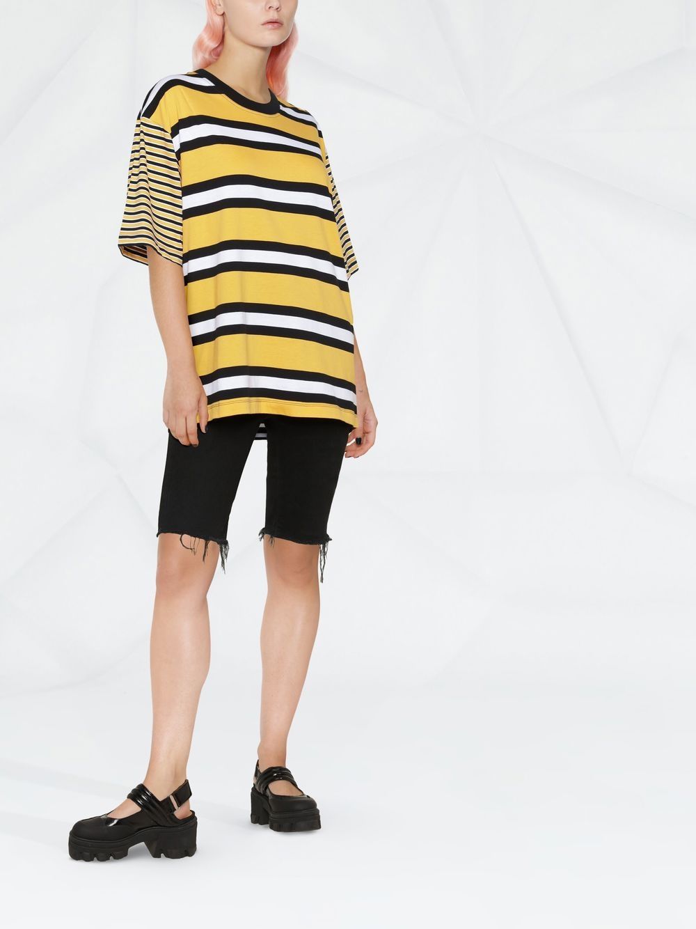 Cheap Marni multi-stripe panelled T-shirt Women