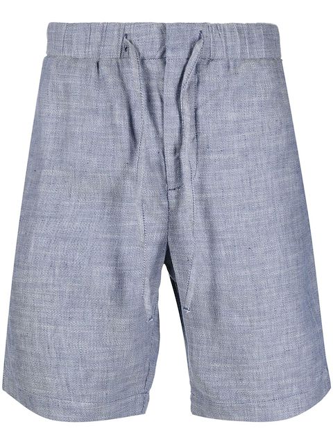 Frescobol Carioca linen-cotton deck shorts