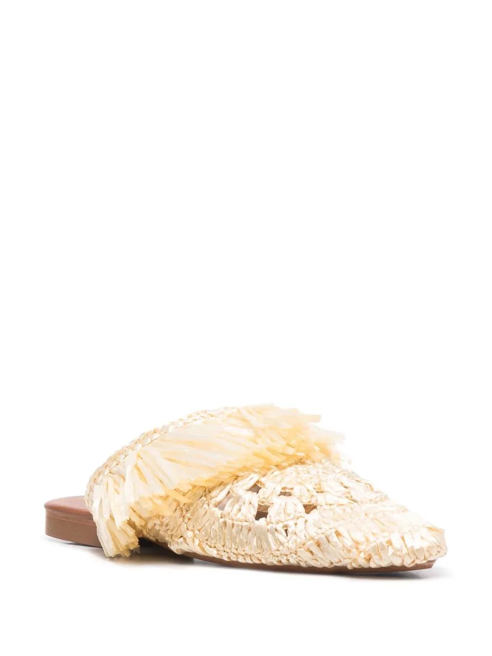 DE SIENA SHOES Grano woven-raffia mules | Heeled Mules | Image 2