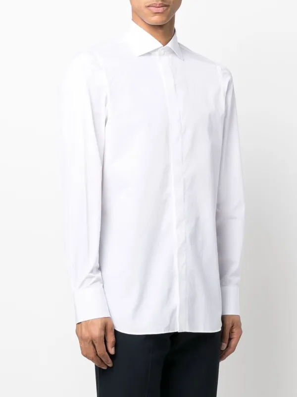 Finamore 1925 Napoli ロングスリーブ シャツ | ホワイト | FARFETCH JP