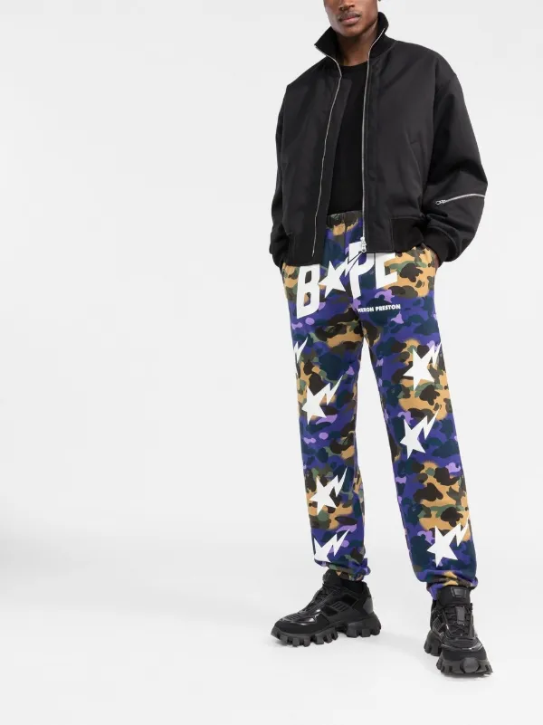 A BATHING APE® Double Knit Track Pants - Farfetch