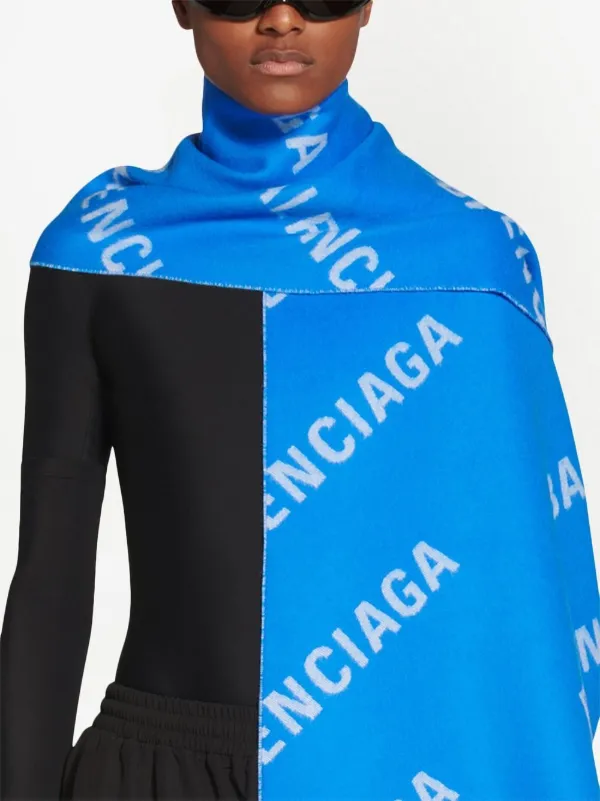 Balenciaga wool scarf sale