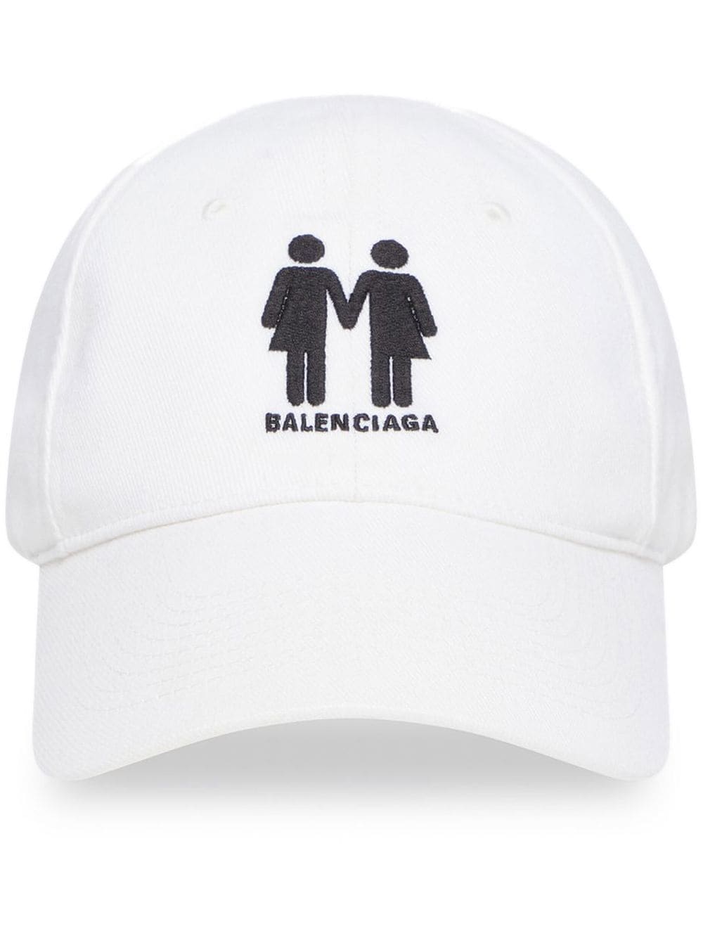 Balenciaga Pride embroidered-logo baseball cap