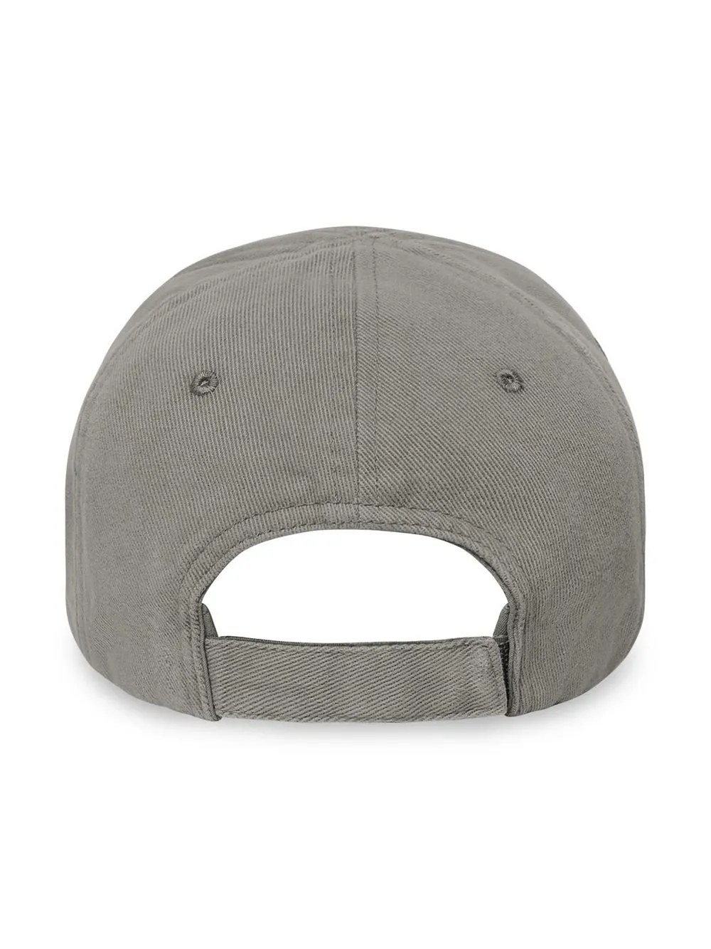 Shop Balenciaga Gaffer-tape Cut Cap In Grey