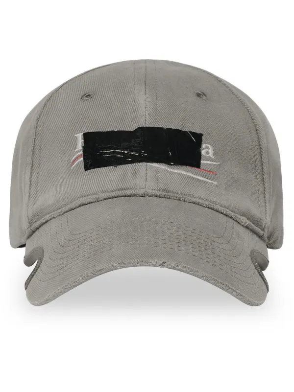 Balenciaga gaffer-tape Cut Cap - Farfetch