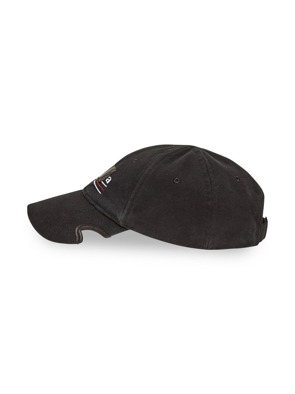 Shop Balenciaga Gaffer Baseball Cap In Black