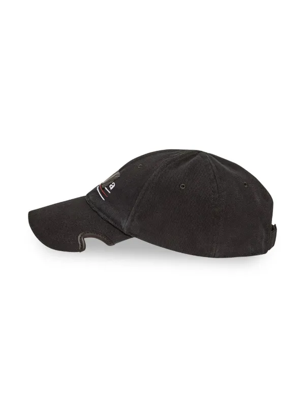 Balenciaga Gaffer Cap - Black - Size Small