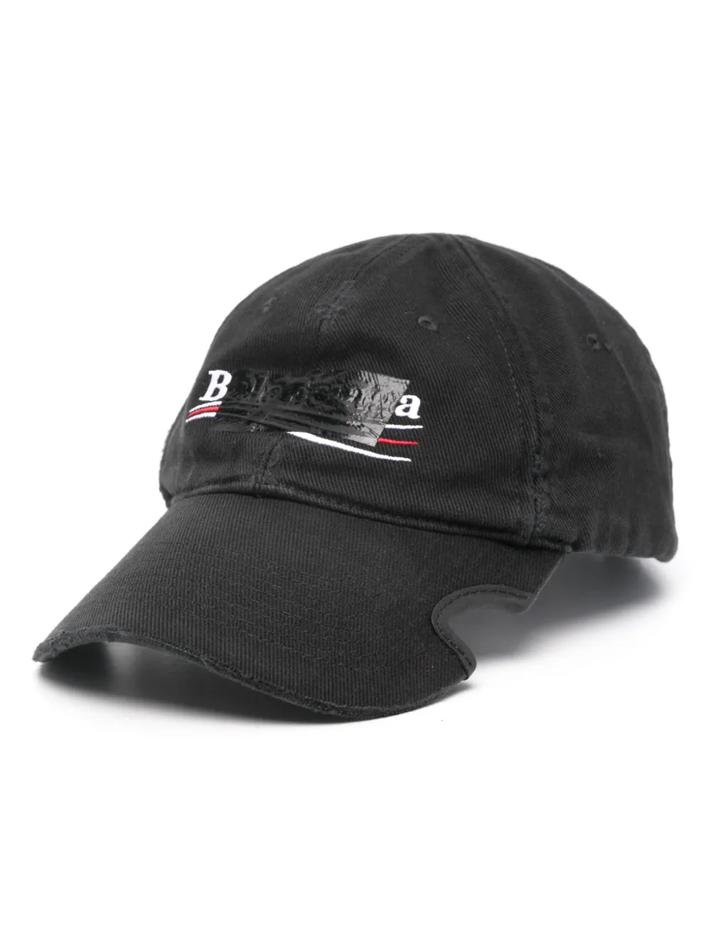 Balenciaga Gaffer Baseball Cap | Black | FARFETCH