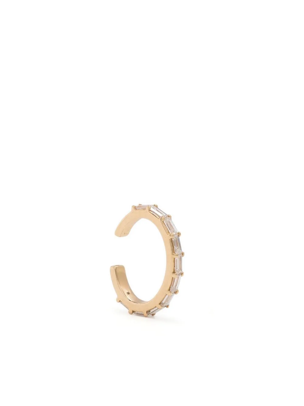 

We by WHITEbIRD aretes ear-cuff con detalle de diamantes - Dorado