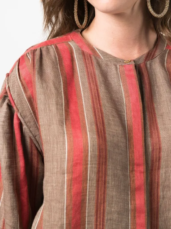 Giorgio Armani Pre-Owned 1980s Striped Linen Jacket