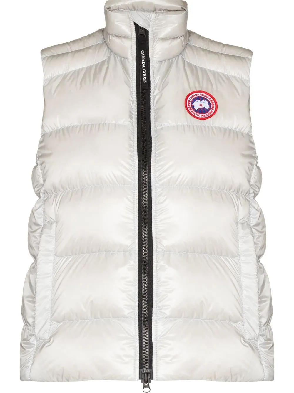 

Canada Goose chaleco capitonado con parche del logo - Plateado