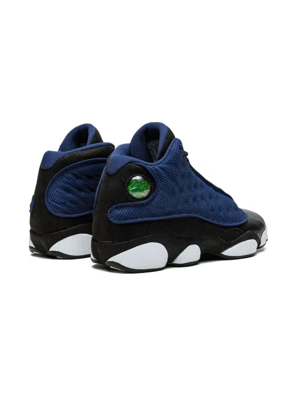 Jordan retro 13 blue and black hotsell