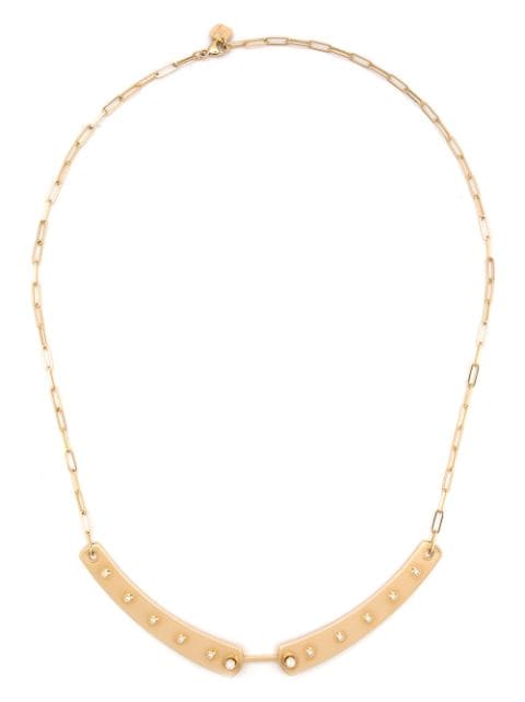 Nouvel Heritage 18kt yellow gold Brunch in NY Mood diamond necklace