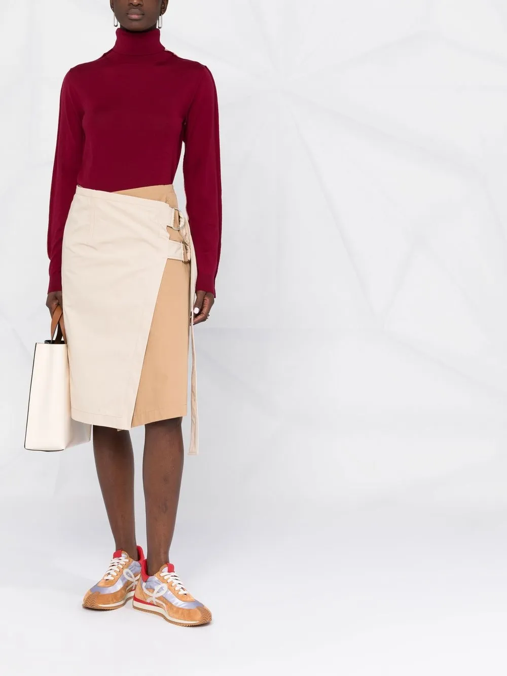 Marni Coltrui met colourblocking - Rood
