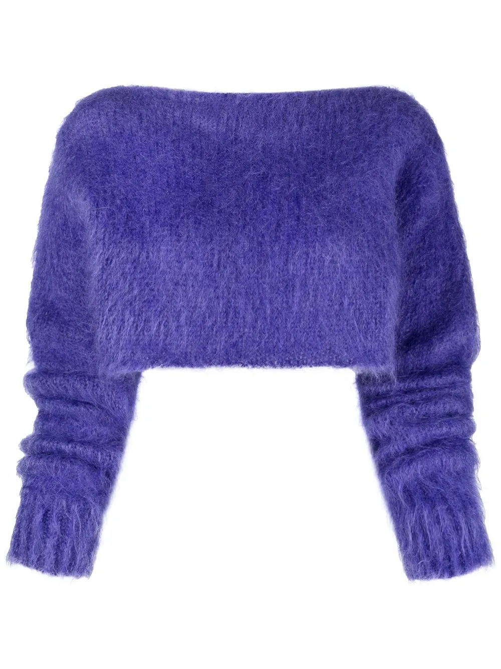 

Marni cropped fluffy jumper - Purple